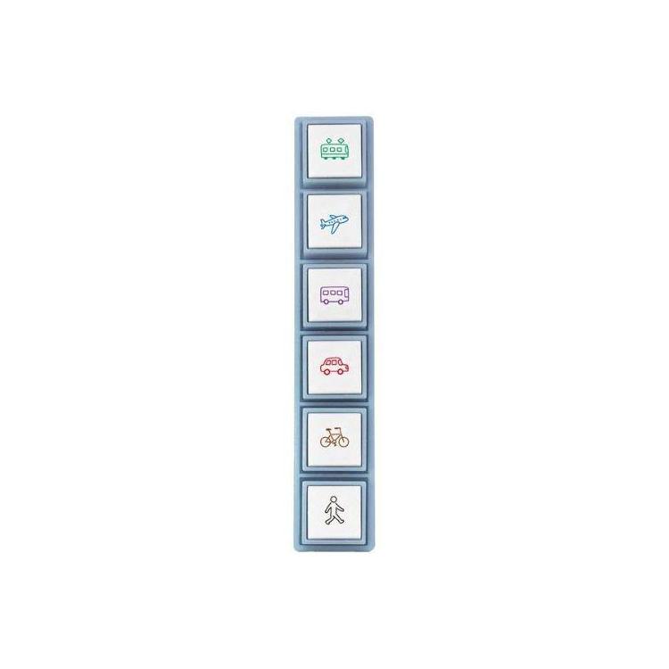 Kodomo no Kao Pochitto Pick! Push-Button Stamp [1802-010] - Vehicles